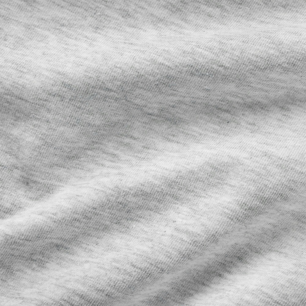 SKIMS Fitted Stretch Cotton Jersey Short Sleeve Tee - Light Heather Grey - Picture 4 of 4